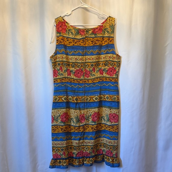 Sag Harbor Multicolor Floral Midi Dress - Picture 8 of 9